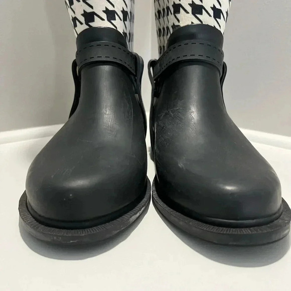 Charlie Paige Tall Houndstooth Riding Boots - Picture 7 of 15